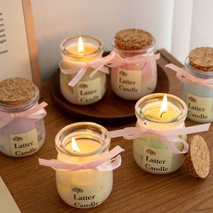 Vela Aromática en Frasco de Vidrio, Decoración para el Hogar, Regalo, 20-40 Horas de Duración, Forma Cilíndrica - Product Image 1
