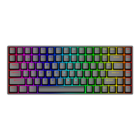 Keyboard Mekanik Gaming Profesional Custom Berkabel dan Nirkabel PCB 60% 100% TKL USB Type-C Hot-swappable