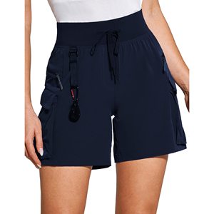 Pantalones Cortos Cargo de Senderismo para Mujer, 6 Pulgadas, Secado Rápido, Resistentes al Agua, Ligeros, con Bolsillos con Cremallera, Protección Solar UPF 50+, para Golf y Deportes - Product Image 2