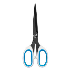 Office Scissors Stainless Steel Blue And White Handles Straight Head For Paper Cutting Home Use Bulk Specification - Product Image 4