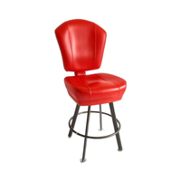 Chaise de bar de poker de jeu, chaise professionnelle en cuir PU pour casino, machines à sous