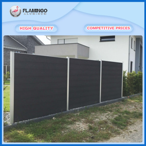 Nhà Máy Giá nhà ngoài trời WPC hàng rào cho khu vực cảnh quan ngoài trời hàng rào an ninh - Product Image 5