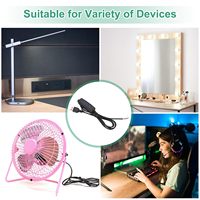 Contrôleur de lumière LED USB 5V avec variateur tactile et réglage de la luminosité, câble Pigtail RGB, OEM ODM