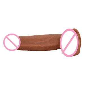 Simülasyon Yapay Penis Sıvı Silikon Çift Katmanlı Su Geçirmez Gerçekçi Cilt Dokusu Kadın Orgazm Mastürbatörü Yetişkin Seks Oyuncakları - Product Image 2