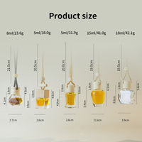 Rafraîchisseur d'air pour voiture Diffuseur de parfum Clips pour bouche d'aération Bâtonnets d'huiles essentielles Parfum automobile Rafraîchisseur d'air longue durée pour voiture