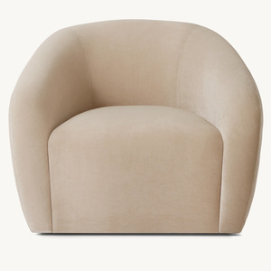 Fauteuil <span class=keywords><strong>de</strong></span> loisirs en velours <span class=keywords><strong>de</strong></span> style américain Rhoohill RH, mobilier <span class=keywords><strong>de</strong></span> salon, canapé individuel, fauteuil <span class=keywords><strong>de</strong></span> chambre à coucher, fauteuil pivotant moderne - Product Image 3