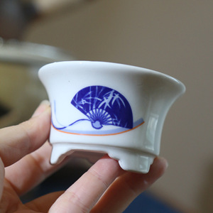 Maceta de Cerámica Clásica en Miniatura, Tamaño Palma, de Porcelana, para Cultivo de Hongos - Product Image 3