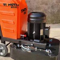 Meuleuse de sol professionnelle TT630 avec système de collecte des poussières, polisseuse à béton, machine de meulage pour la rénovation du marbre et de la pierre