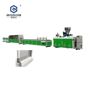 BOGDA Manufacturing UPVC PVC WPC Windows And Door Profile Extrusion Making Machine