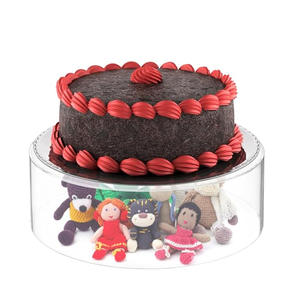 Gros Prix Pas Cher Grand Acrylique Cylindre Gâteau Stand Pour La Fête D'anniversaire - Product Image 5