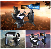 Equipo de Parque de Atracciones de Realidad Virtual YHY Ultimate Flight, Simulador de Vuelo con Movimiento, Silla de Movimiento