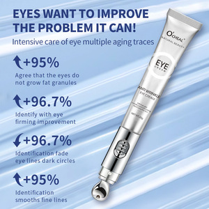 Crème pour les yeux électrique OEM, massage par vibration, acide hyaluronique, anti-rides, raffermissante, hydratante, traitement des yeux, étiquette privée personnalisée - Product Image 2