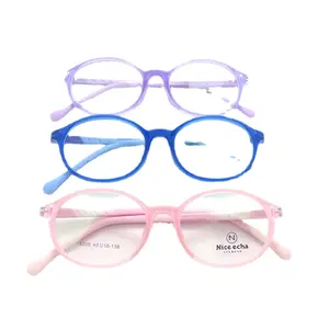 5206 monture de lunettes pour enfants myopie mémoire silicone étudiant