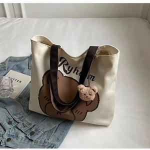 Borse per la Spesa Riutilizzabili Ecologiche in Tela di Cotone Resistente con Stampa Personalizzata di Cartoni Animati - Product Image 4