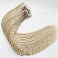 Vente en gros Ruban d'injection de trame invisible et sans couture à double dessin dans les extensions Ruban invisible dans les extensions de cheveux