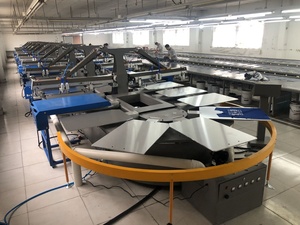 Nhà Máy Giá Đầy Đủ Màu Sắc Kỹ Thuật Số Hình Bầu Dục Lai Máy In Với M18 M22 Tự Động Màn Hình Trạm Cho Silk Tshirt Dệt In Ấn - Product Image 4