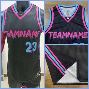 Maillot d'entraînement de basket-ball PURE réversible personnalisé pour hommes ensembles d'uniformes de basket-ball à sublimation - Product Image 5