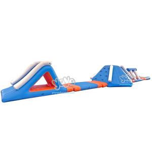 Parc aquatique gonflable commercial pour adultes, parcours d'obstacles aquatiques, île flottante, toboggan, escalade, directement de l'usine - Product Image 1