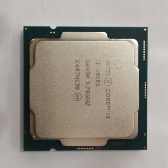Intel Core  I3-10105  Pieces of Paper CPU Processor