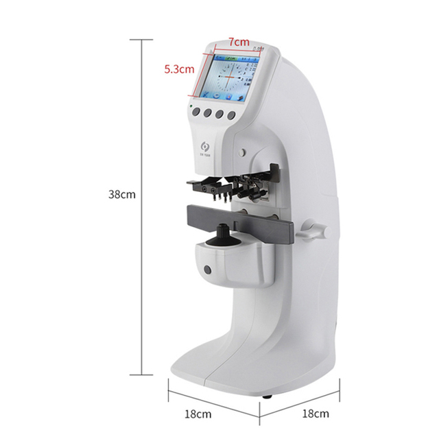 Best Quality 3.5 Inch Screen Auto Lensmeter Lens Meter Optical Instruments Digital Auto Lensometer With Printer