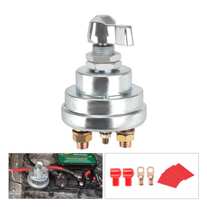 Car Battery Kill <b>Switch</b> <b>12V</b> 200A Nickel Plated Copper Engine Cut Off For Automotive Use - Product Image 1