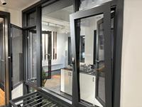 Ventana de Aluminio con Rotura de Puente Térmico Personalizada, Moderna, con Doble/Triple Vidrio, Marco Estrecho para Balcón, Certificación Energy Star