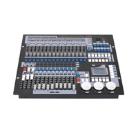 Console d'éclairage de scène professionnelle Kingkong1024, 1024 canaux DMX, indice de protection IP33, contrôleur DMX noir avec étui, 85-265V