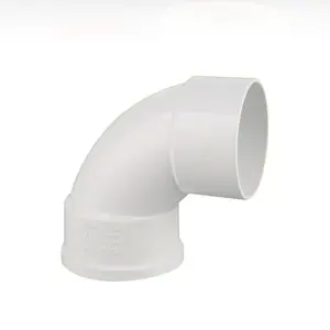 SAM-UK strength factory can produce pvc 88 degrees plain bend f/f plastic pipes and fittings