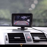 Petit mini moniteur TV LCD couleur TFT de 4.3 pouces pour remorque de taxi de camion d'autobus scolaire de voiture
