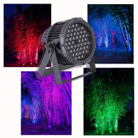 Lumière LED par 54*3W RGBW à effet DMX imperméable à l'eau pour la décoration de mariage de fête de scène