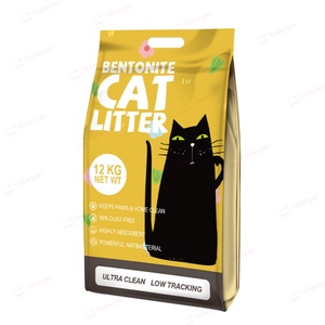 Hot Sell Bulk Highly Absorbent High-agglomeration 99% Dust Free Odor Control Bentonite Clay <b>Cat</b> Litter - Product Image 1