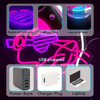 Neon Sign Anime Desain Bebas Kustom, Pengiriman Cepat, Fleksibel, DIY untuk Dekorasi Ruang Game, Warnet, Merokok dengan Kacamata
