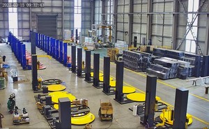 เครื่องพันพาเลทแบบยืดหยุ่นสำหรับงานหนัก 2 ตัน สำหรับชิ้นส่วนยานยนต์ เครื่องพันพาเลทสำหรับโลจิสติกส์ - Product Image 5