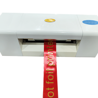 Máquina de Impressão de Fita Hot Foil 360A 200dpi, Transferência Térmica Automática, Máquina de Estampagem a Quente 360A, Impressão sem Placas