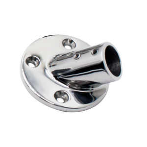 Nouveau support de tube de main courante circulaire en acier inoxydable marin à 30 degrés, base de poteau, siège de tuyau 22 mm/25 mm pour yacht - Product Image 1