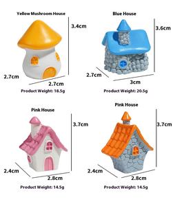 Ornamento di accessori per la decorazione del Micro paesaggio del fungo della piccola casa della stanza retrò del mucchio di pietra creativa - Product Image 6