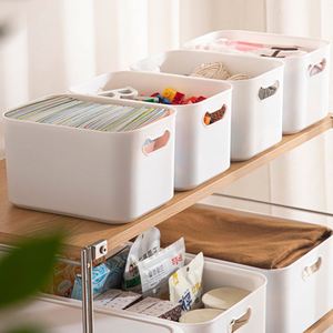 Boîte de rangement en plastique pour vêtements de petite taille, boîte de rangement pour jouets épaissie - Product Image 4