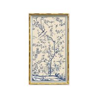 新中式客厅装饰画复古艺术壁画法式走廊挂画金框画