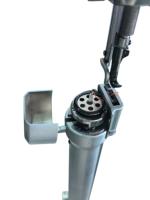 Machine à coudre industrielle 8703-A3 personnalisée, type colonne, avec poste de travail de 380 mm, pour la fabrication de bagages