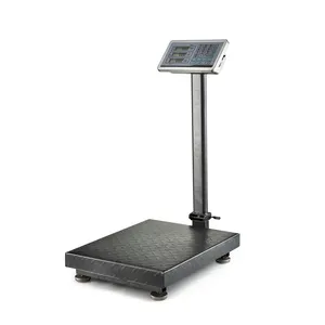 Certification CE Indicateur d'étalonnage de la plate-forme électronique Tcs Balance 150kg Fonction de poids/tare Grand écran LCD OEM