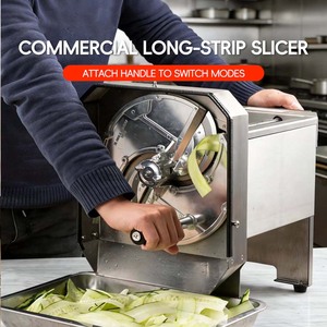 Cuchillas de Acero Inoxidable para Cortar Plátanos, Procesamiento de Frutas Verdes, Rebanadora de Vegetales, Motor 220V - Product Image 2