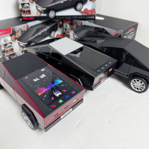 WS-580 18W Tesla cyberpickup thiết kế không dây máy tính để bàn bên BT âm thanh di động Hộp xe <span class=keywords><strong>mini</strong></span> Karaoke loa với Disco RGB màn hình - Product Image 2