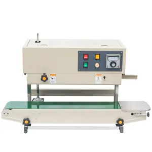 Easy to operate FR-900 vertical type automatic sealing machine /Continuous Band Sealer / liquid sealing machine