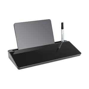 Gran oferta, almohadilla blanca de <span class=keywords><strong>vidrio</strong></span> de borrado en seco, organizadores de escritorio, pizarra blanca de escritorio negra <span class=keywords><strong>para</strong></span> oficina - Product Image 3