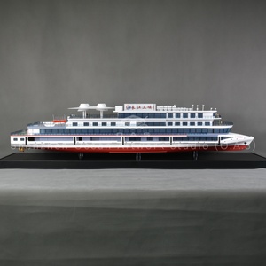 Modèle de bateau artisanal de haute qualité fabriqué par O.A.S Factory, modèle de croisière Yangtze Three Gorges personnalisé de 180 cm, cadeaux d'affaires - Product Image 5