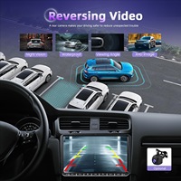 Radio Stereo Mobil Android 9 inci untuk Volkswagen Skoda, Wireless Carplay, Android Auto, GPS Navigasi, Head Unit dengan Kamera Mundur