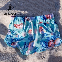 Shorts de bain pour enfants de haute qualité, imprimés, avec cordon de serrage, en polyester recyclé personnalisé