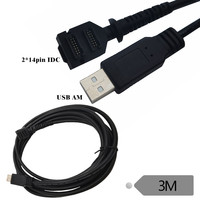 2M doppel 14 Pin IDC zu USB2.0 A Leitung Verifone VX820-Kabel