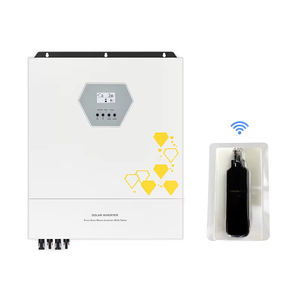 Onduleur solaire hybride parallèle 11KW 220V 48V 160A MPPT contrôleur solaire à onde sinusoïdale Pure double entrée PV 500VDC monophasé WiFi - Product Image 3