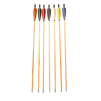 Flèches en plumes de dinde AF tir à l'arc 80cm flèches en bois pour arc classique tir pas cher vente chaude
